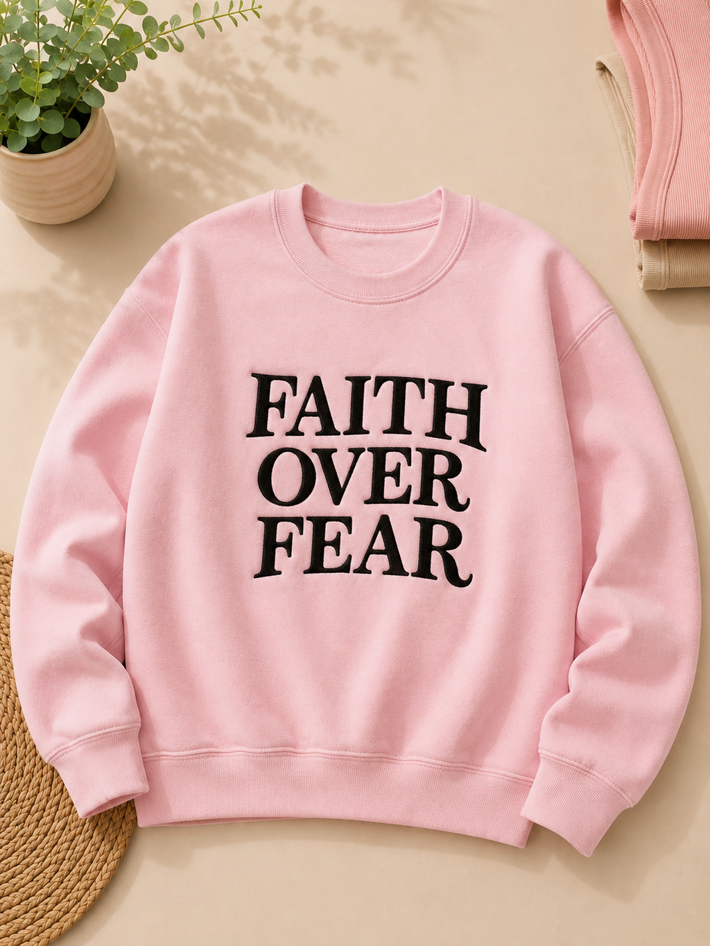 Faith over fear Crewneck