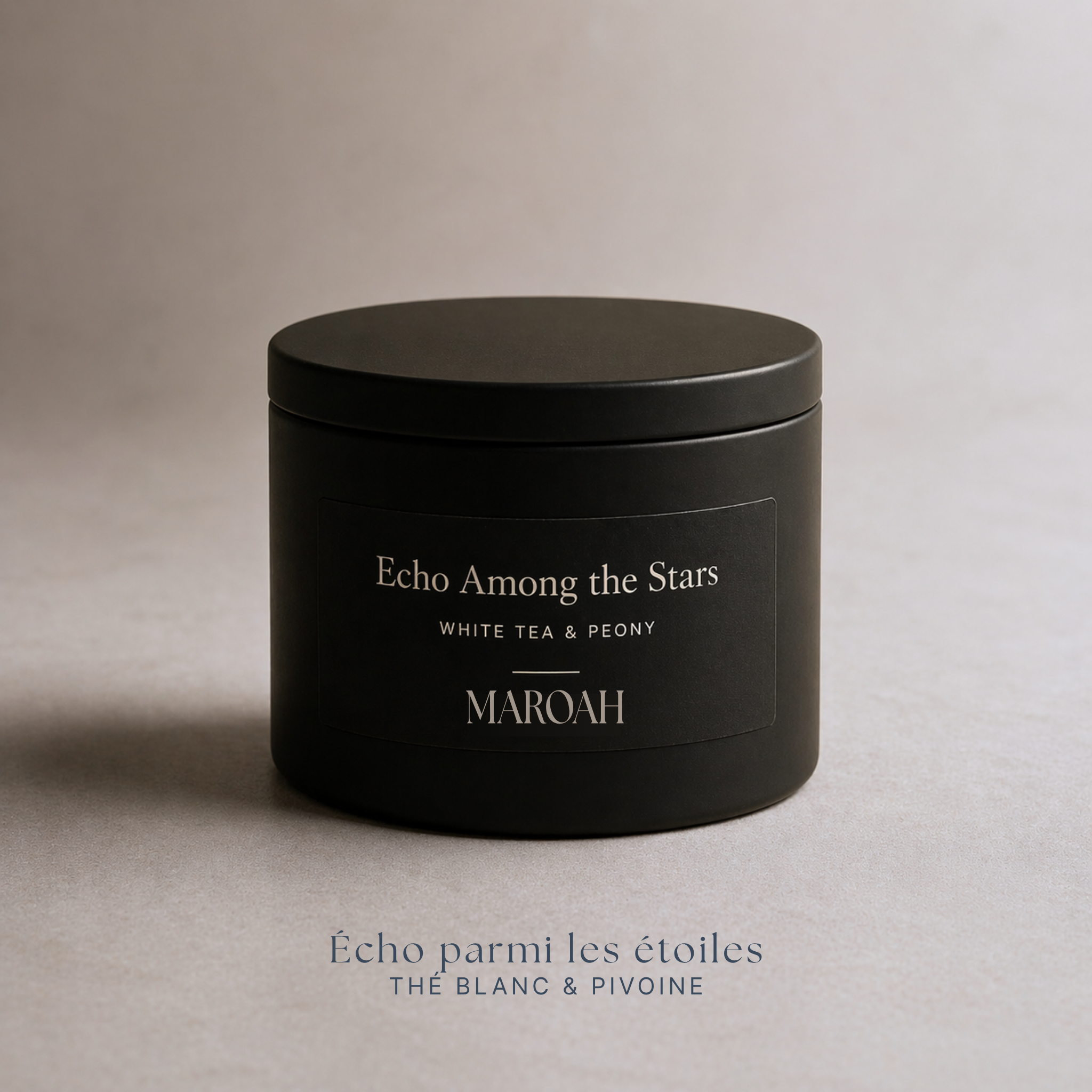 Echo Among the Stars – Écho parmi les étoiles – Bougie Parfumée · Boîte