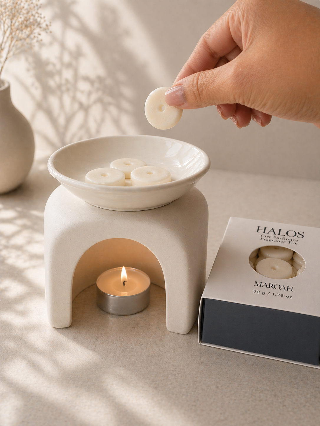 HALOS – Lingering Charm · Carreau Anneau Parfumé – Style de Vie