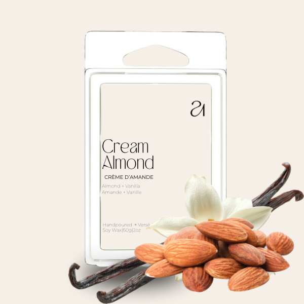 Cream Almond Wax Melt