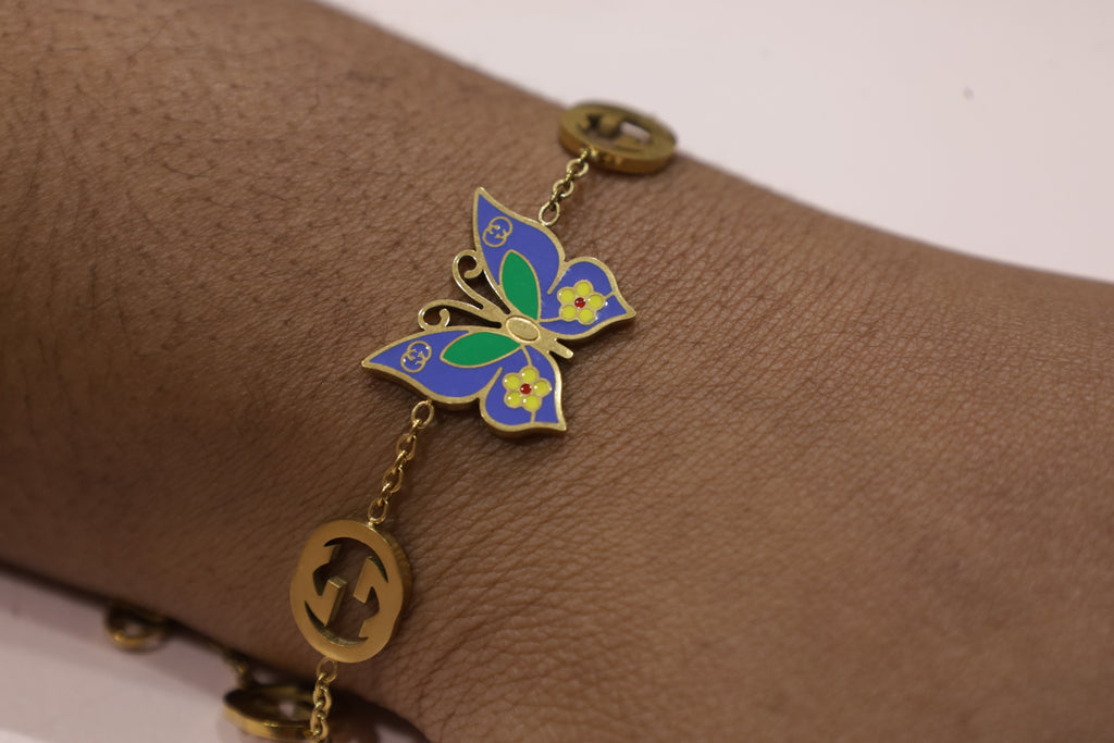 Blue Butterfly-Bracelet