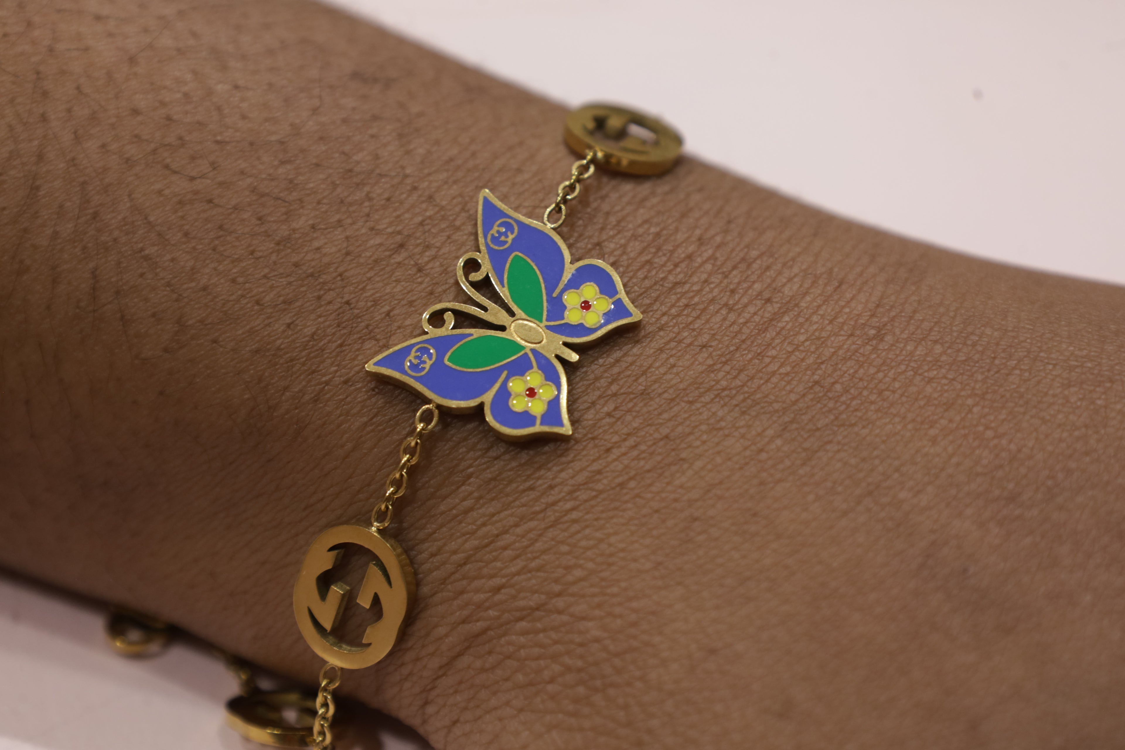 Blue Butterfly-Bracelet