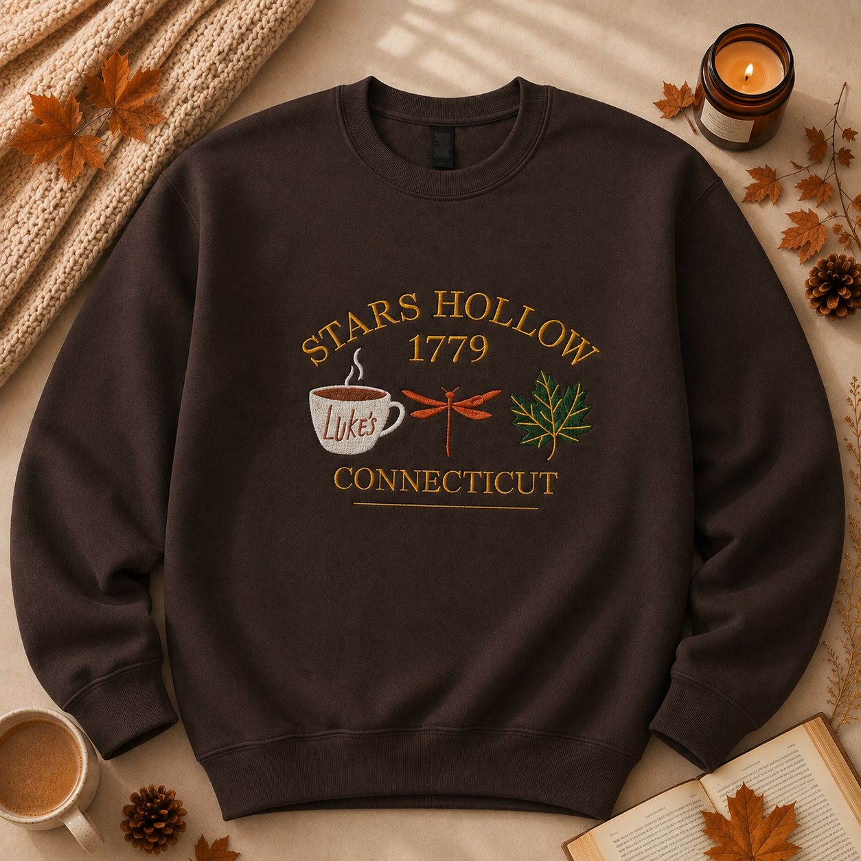 Crewneck Stars Hollow 1779 – Édition Gilmore Girls
