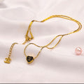 Cœur nocturne-Necklaces