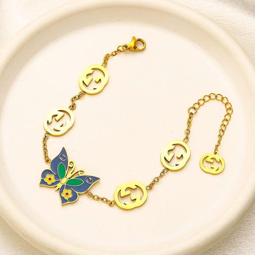 Blue Butterfly-Bracelet