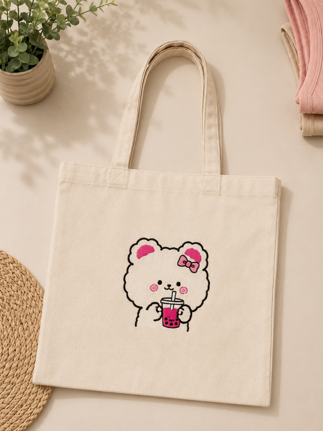 Bear tote bag