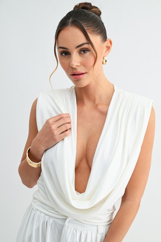 Aria Draped Wrap Top - PRE-ORDER