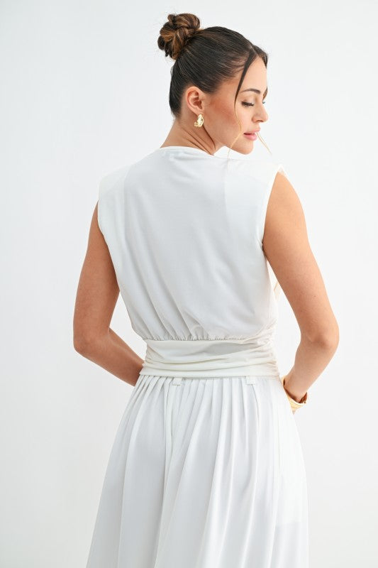 Aria Draped Wrap Top - PRE-ORDER